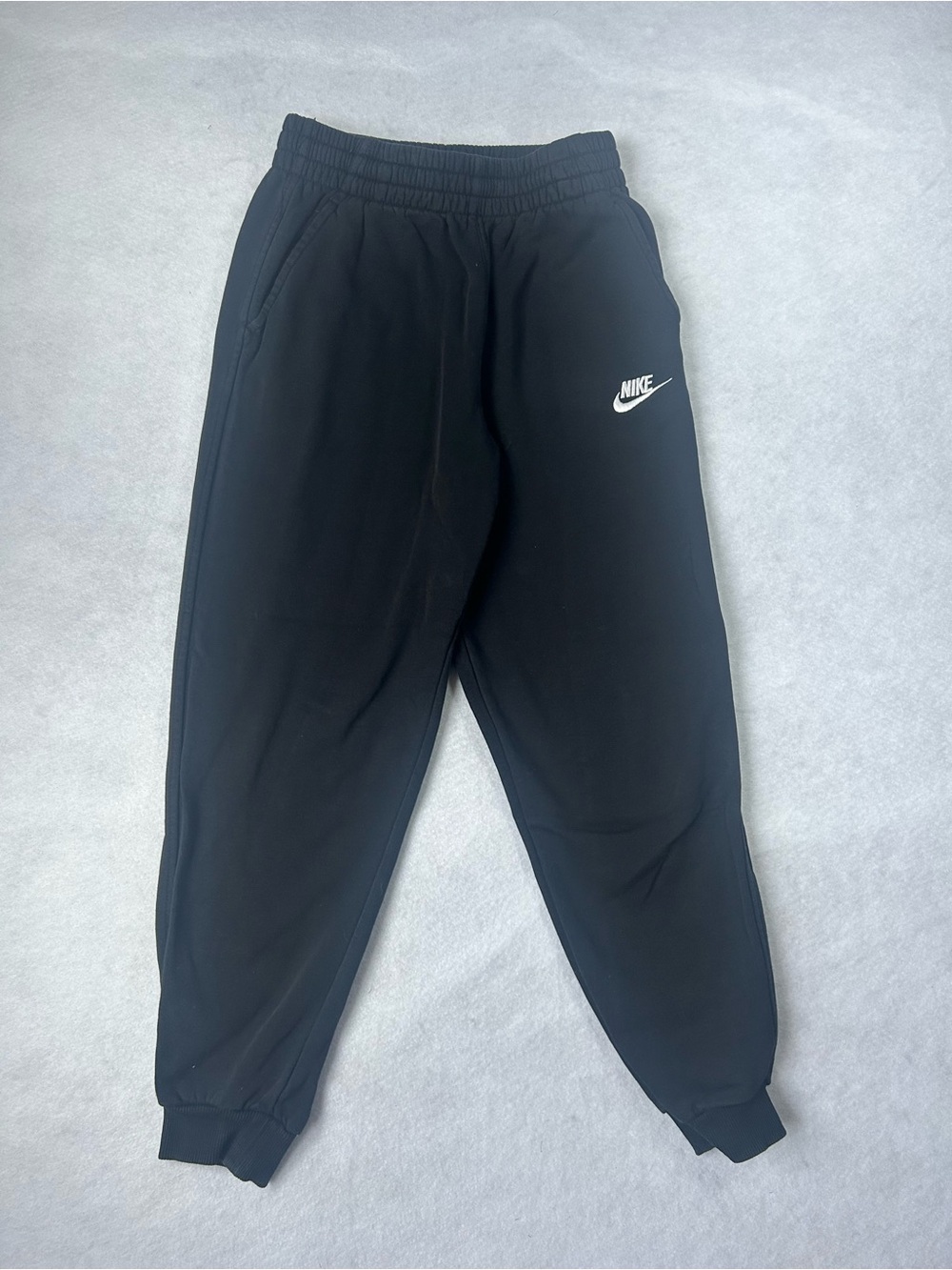 Nike Boys Black Fleece Athletic Sweatpants Joggers Size Large